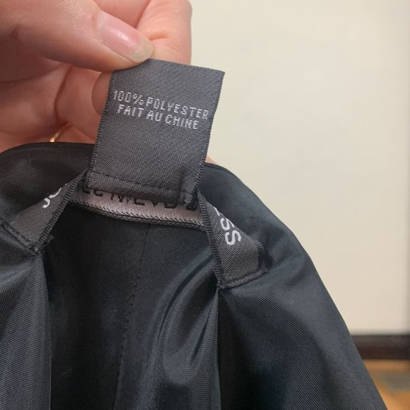 Jones Wear Dress vintage 90s black formal cocktail dress beaded neckline size 10 - Picture 7 of 7